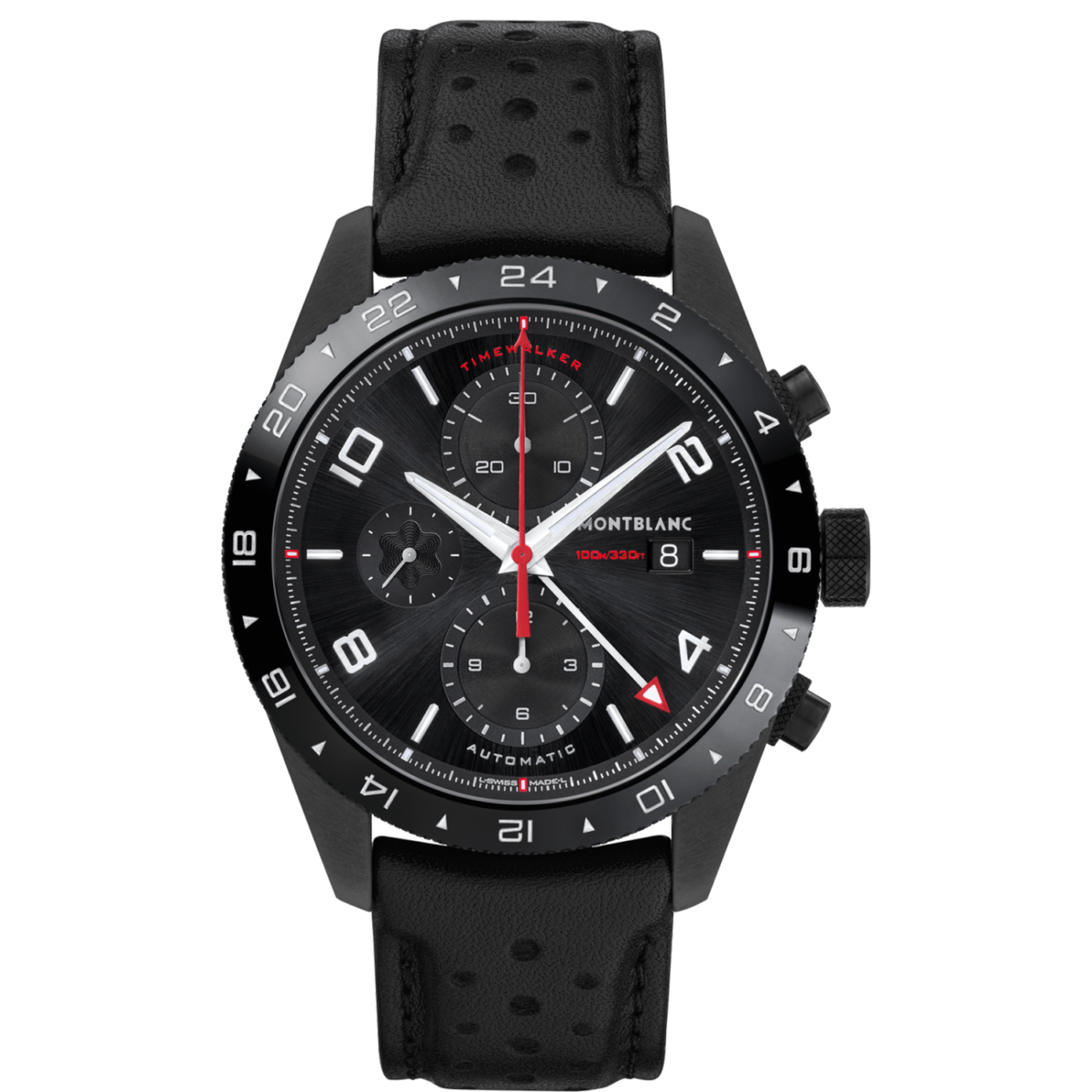 MONTBLANC TimeWalker Chronograph Automatic Black Dial Men's Watch