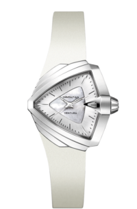 Ventura Silver Dial White Rubber